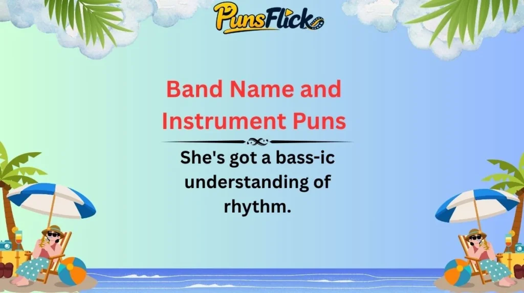 Band Name and Instrument Puns