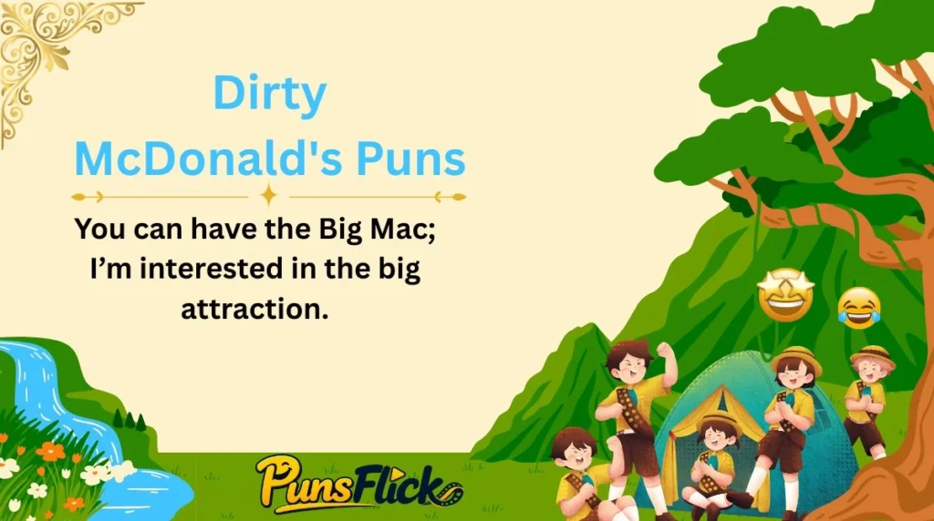 Dirty McDonald's Puns