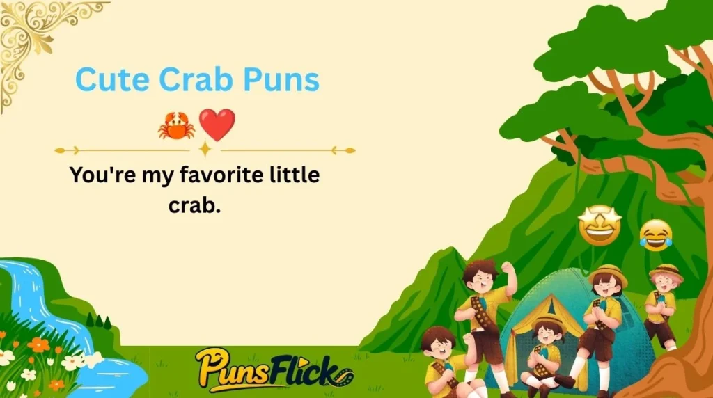 Cute Crab Puns 🦀❤️