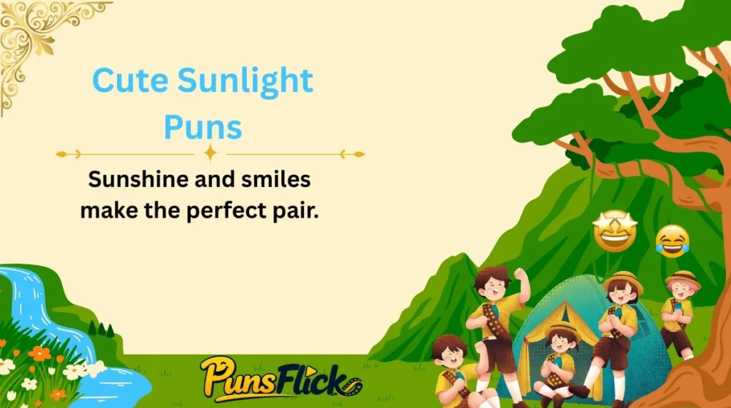 Cute Sunlight Puns