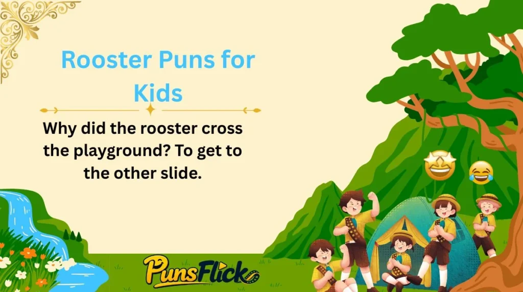 Rooster Puns for Kids