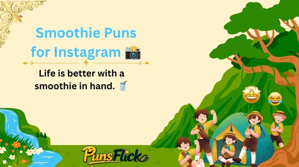 Smoothie Puns for Instagram 📸🥤