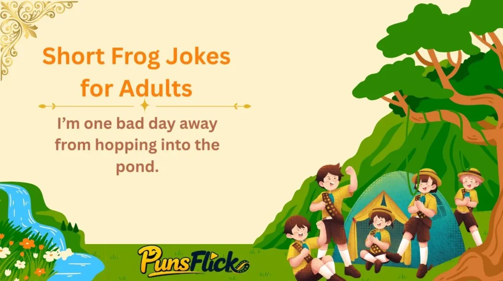 Short Frog Jokes for Adults