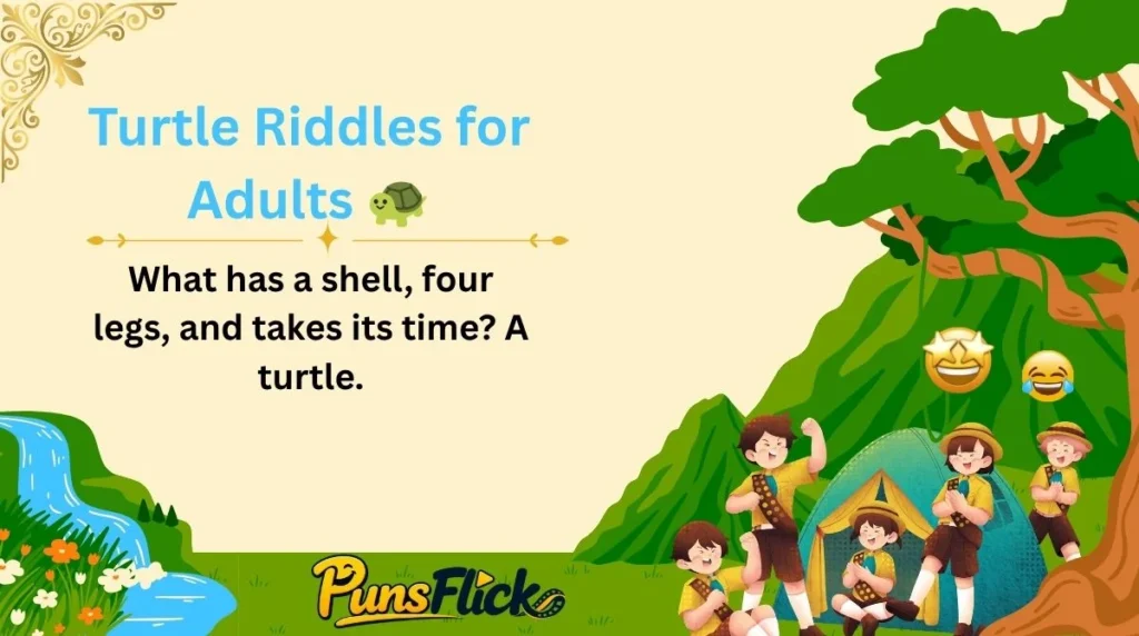 Turtle Riddles for Adults 🐢